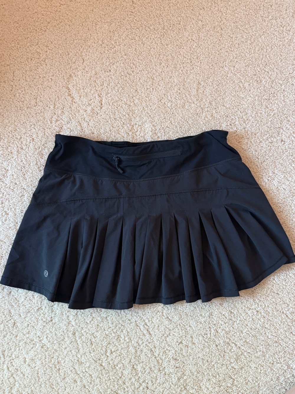 lululemon athletica Black Pleated Skirt
